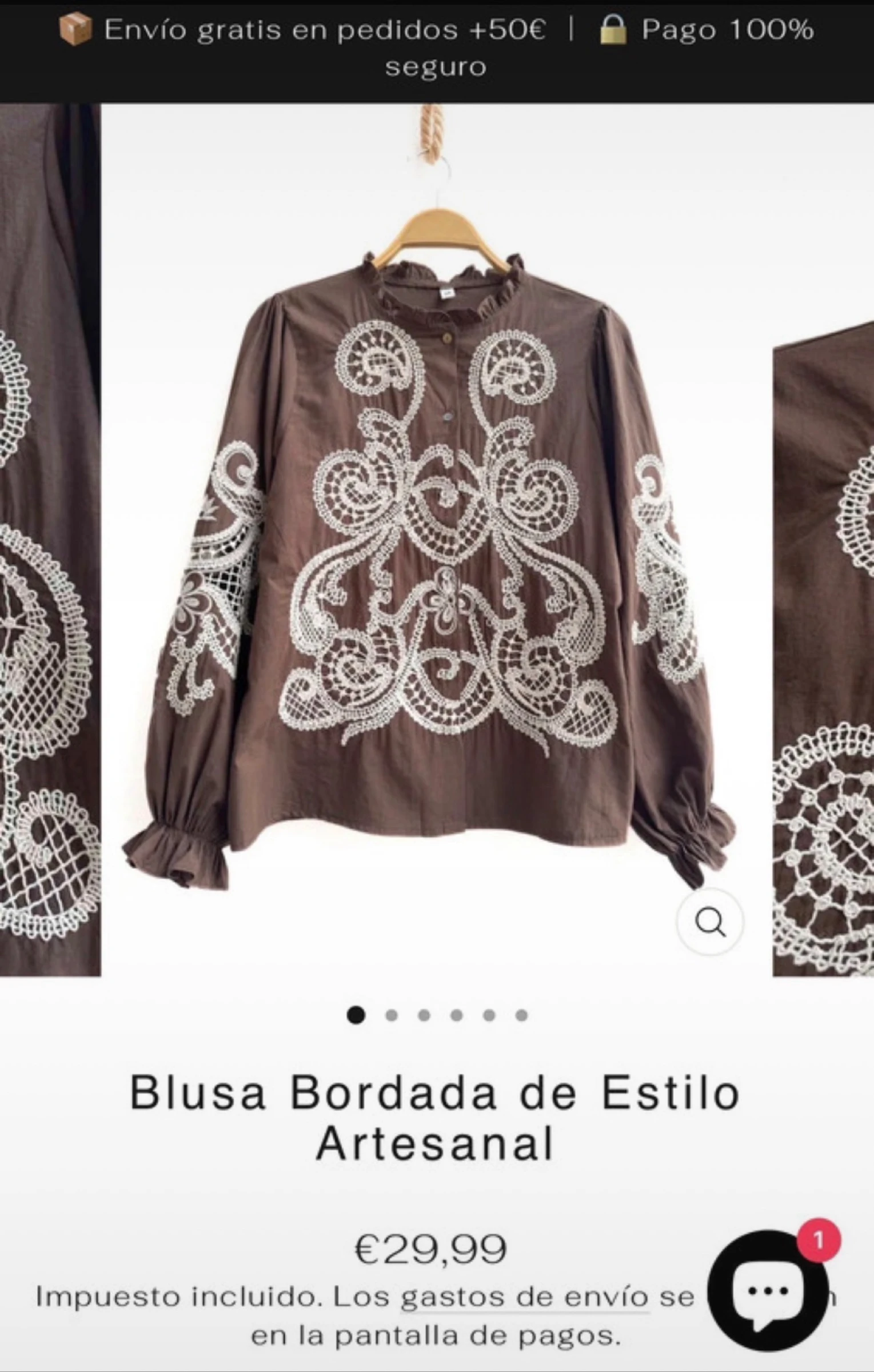 Blusa de algodão – photo 7